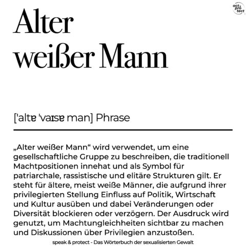 Alter Weißer Mann