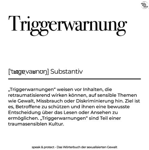 Triggerwarnung
