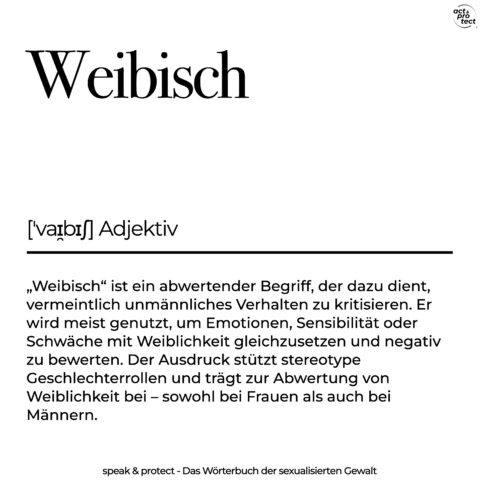 Weibisch
