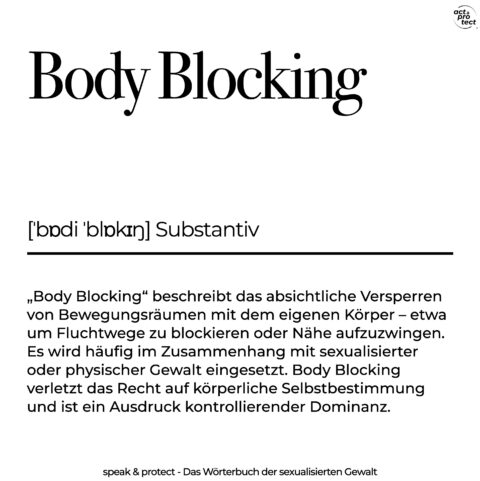 Body Blocking