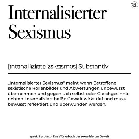 Internalisierter Sexismus