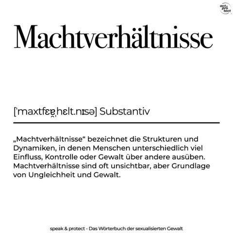 Machtverhältnisse