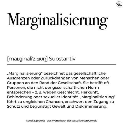 Marginalisierung