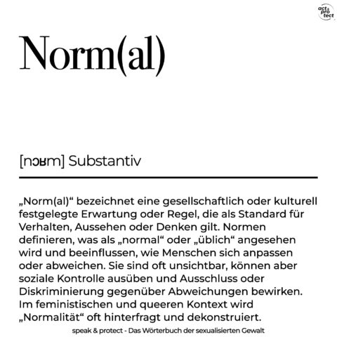 Norm(al)