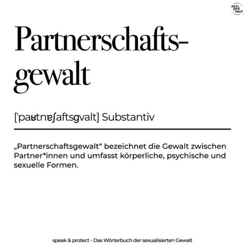 Partnerschaftsgewalt