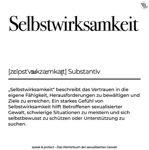Selbstwirksamkeit