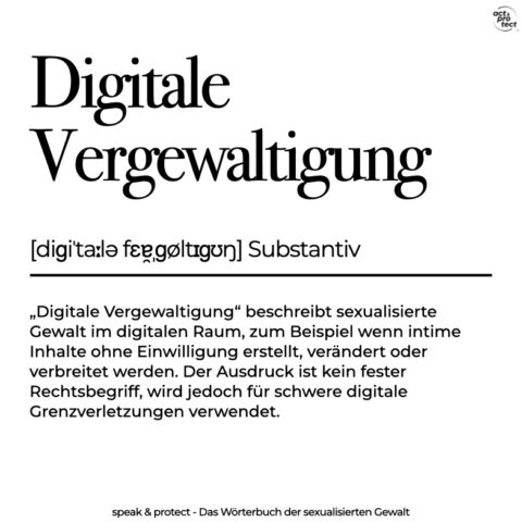 Digitale Vergewaltigung