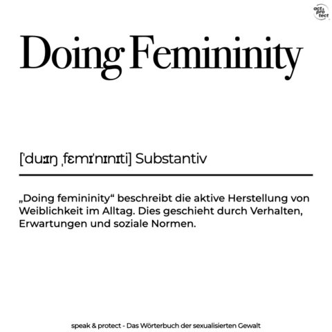 Doing Femininity