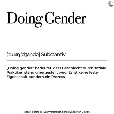 Doing Gender