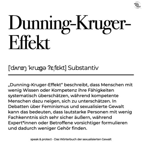 Dunning-Kruger-Effekt