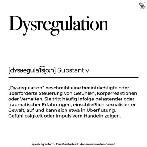 Dysregulation