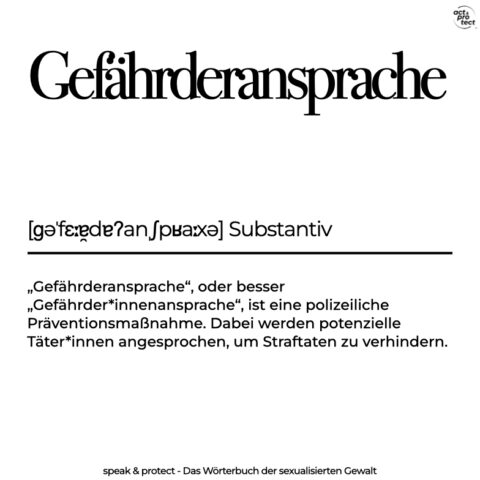 Gefährderansprache