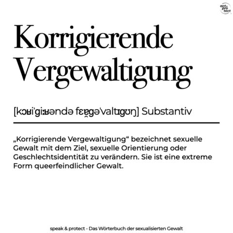 Korrigierende Vergewaltigung