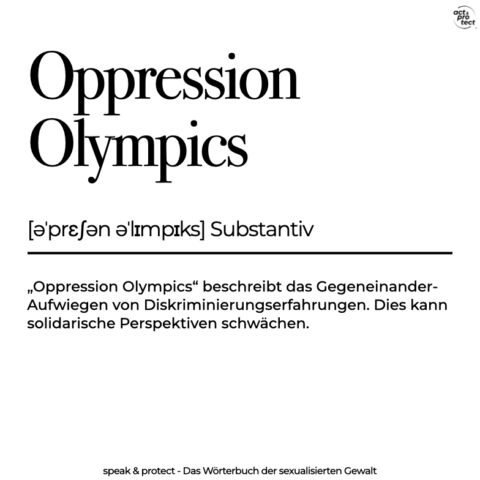 Oppression Olympics