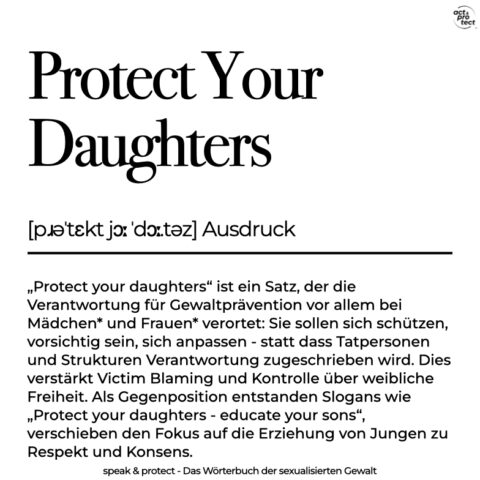 Protect Your Daughters
