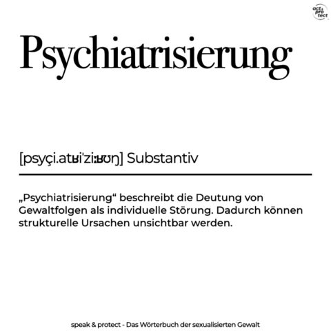 Psychiatrisierung