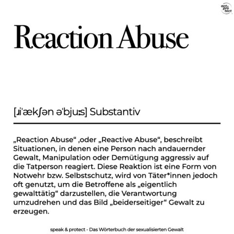Reaction Abuse