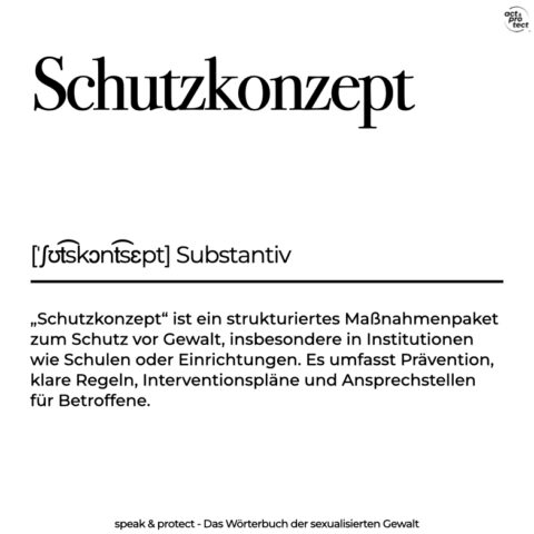 Schutzkonzept