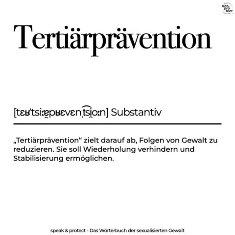 Tertiärprävention