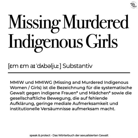 Missing Murdered Indigenous Girls
