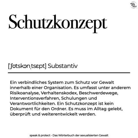 Schutzkonzept