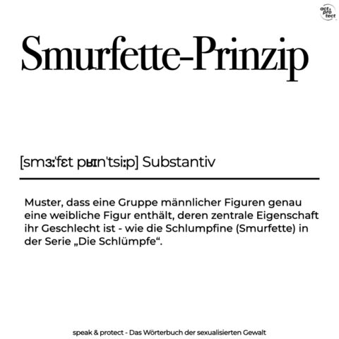 Smurfette Prinzip
